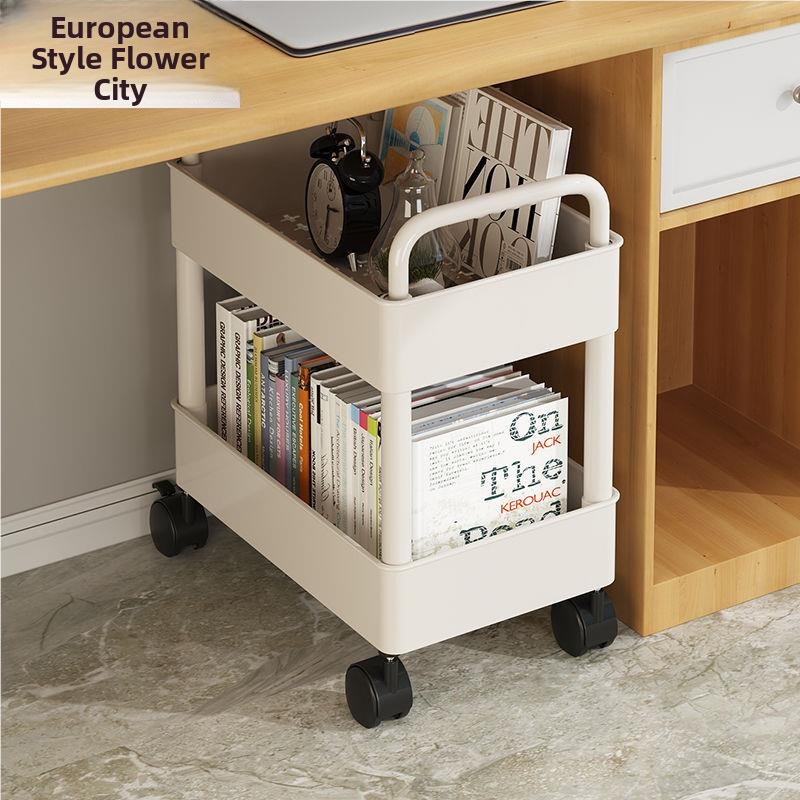 Rolling File Cart - Étagère mobile sous le bureau, simple,