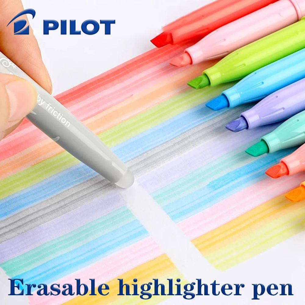 Pilot Pen Frixion - Ensemble de 6 stylos surligneurs effaçables