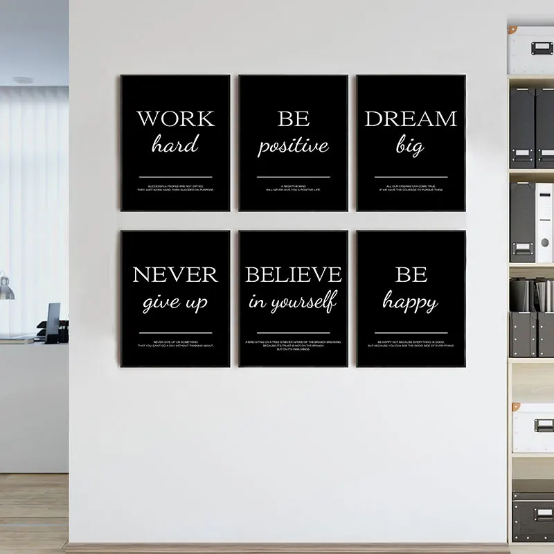 Home Office Room Inspiration - Tableaux d'art diamanté modernes et inspirants
