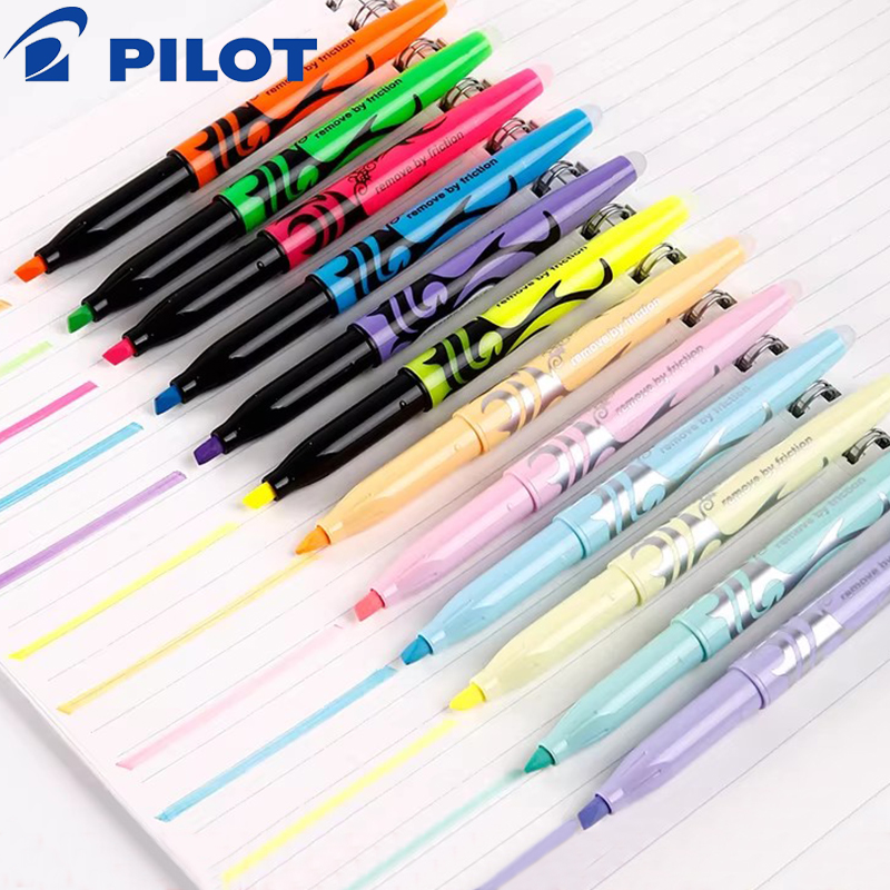 Pilot Pen Frixion - Surligneurs effaçables japonais Pilot FRIXION, marqueurs,