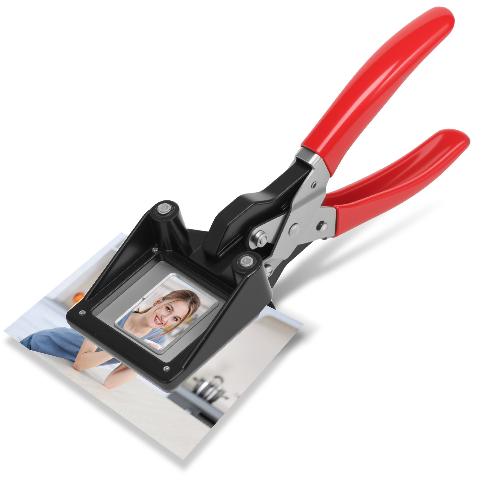 Home Office Passport - Coupe-Photo pour passeport portable 3x4cm/2.5x3.2cm, outil