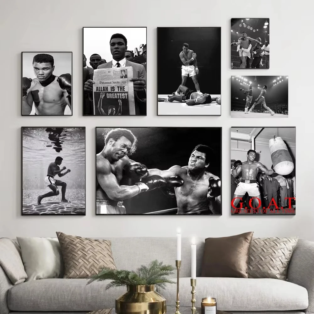 Home Office Room Inspiration - Impression sur toile de Muhammad Ali,