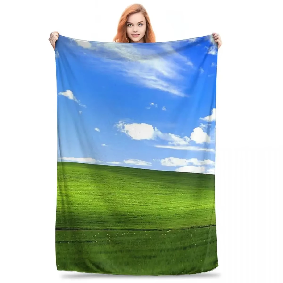 Home Office Xp - Couverture imprimée en flanelle avec papier