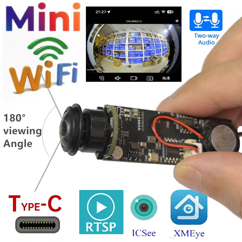 Home Office Xp - Mini caméra WiFi HD, module DIY,