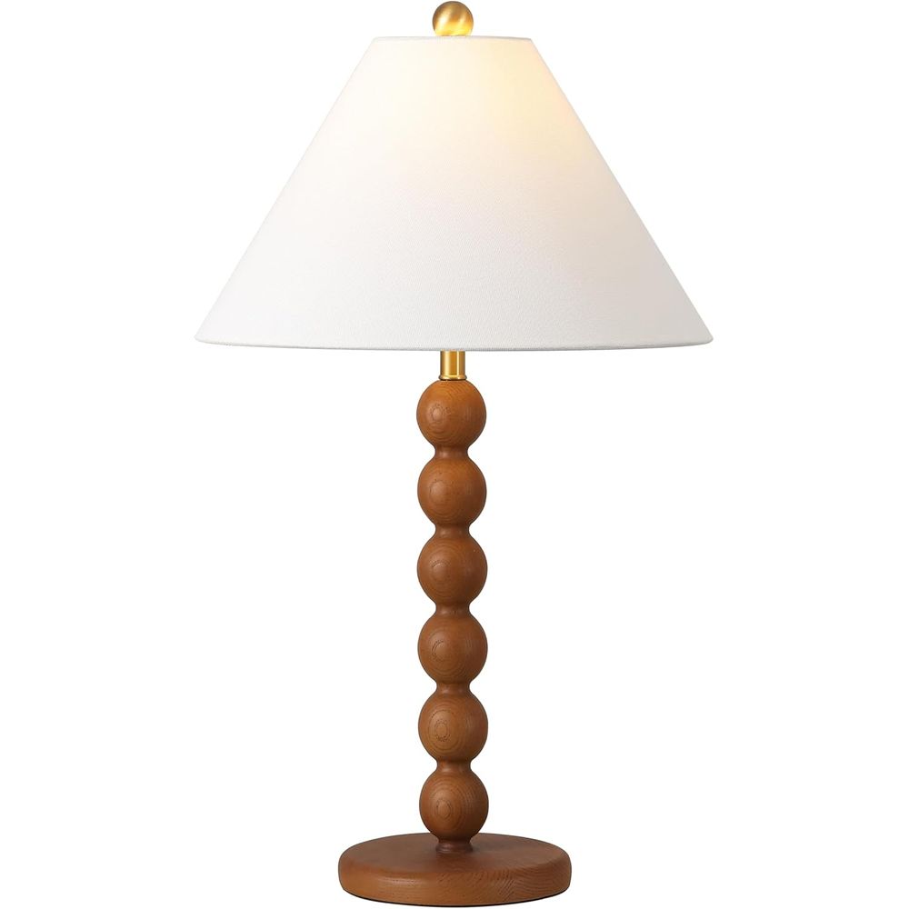 Home Office Lamp - Lampe de table en résine marron