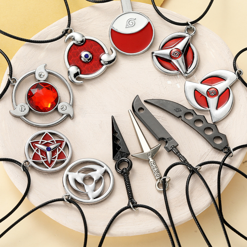 Home Office Design - Collier Pendentif Naruto Uzumaki, Bijoux Métalliques