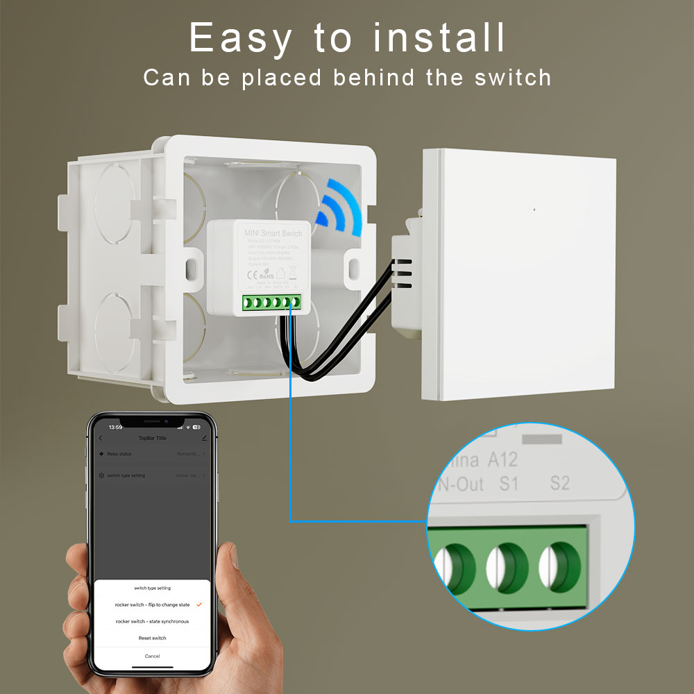 Interrupteur WiFi Tuya Smart L - Home Office Google avis et prix