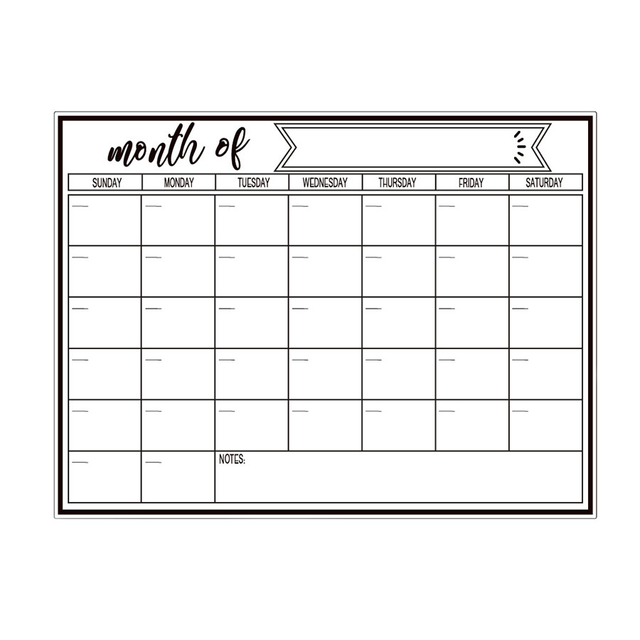 Autocollant magnétique pour ré - Magnetic Calendar Board avis et prix