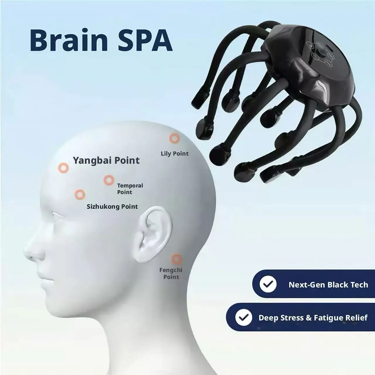 Masseur portable sans fil à vi - Home Office Head avis et prix