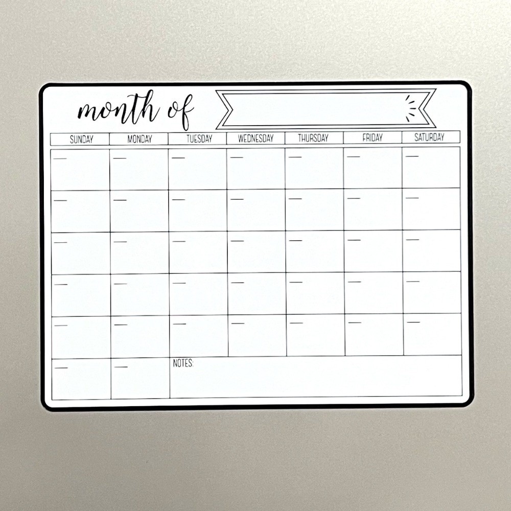 Nouveau calendrier magnétique  - Magnetic Calendar Board avis et prix
