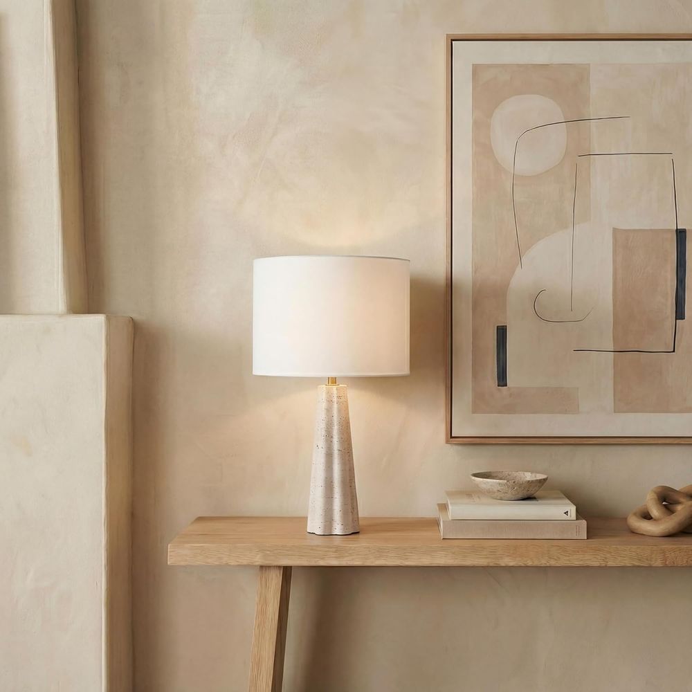 Lampe de table en travertin/bl - Home Office Lamp avis et prix