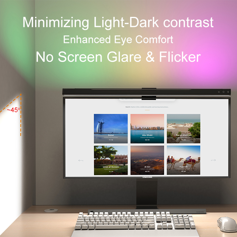 Barre lumineuse RGB 60/80 cm p - Home Office Gadgets avis et prix