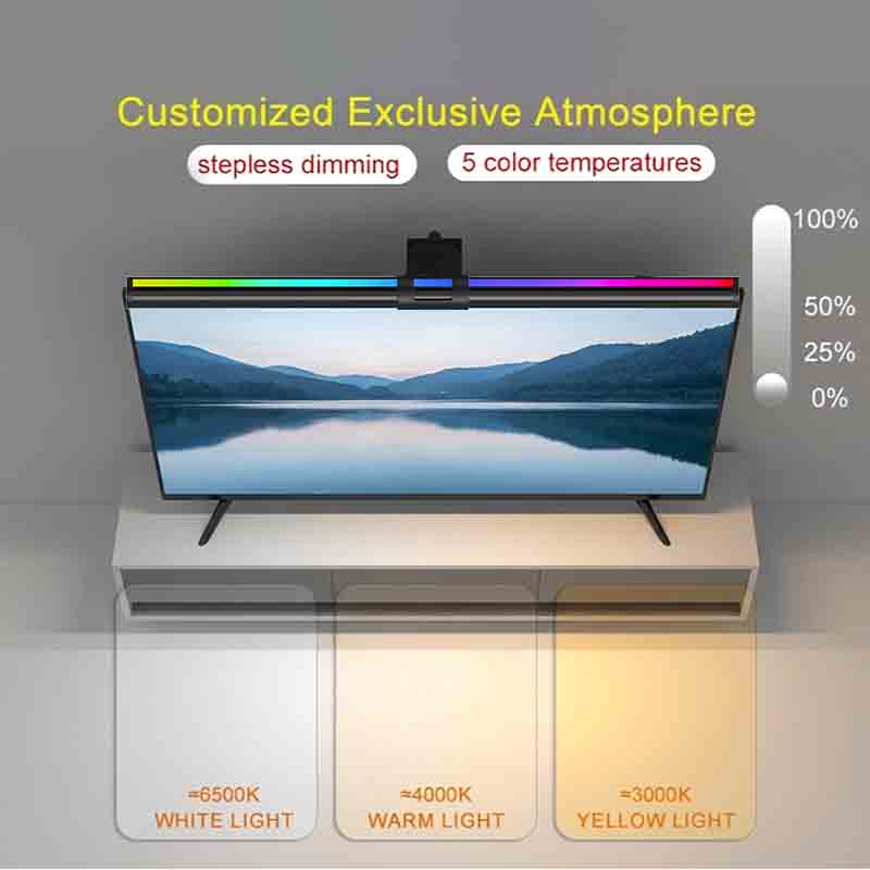 Barre lumineuse RGB 60/80 cm p - Home Office Gadgets avis et prix