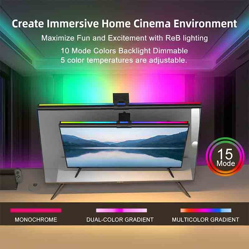 Barre lumineuse RGB 60/80 cm p - Home Office Gadgets avis et prix