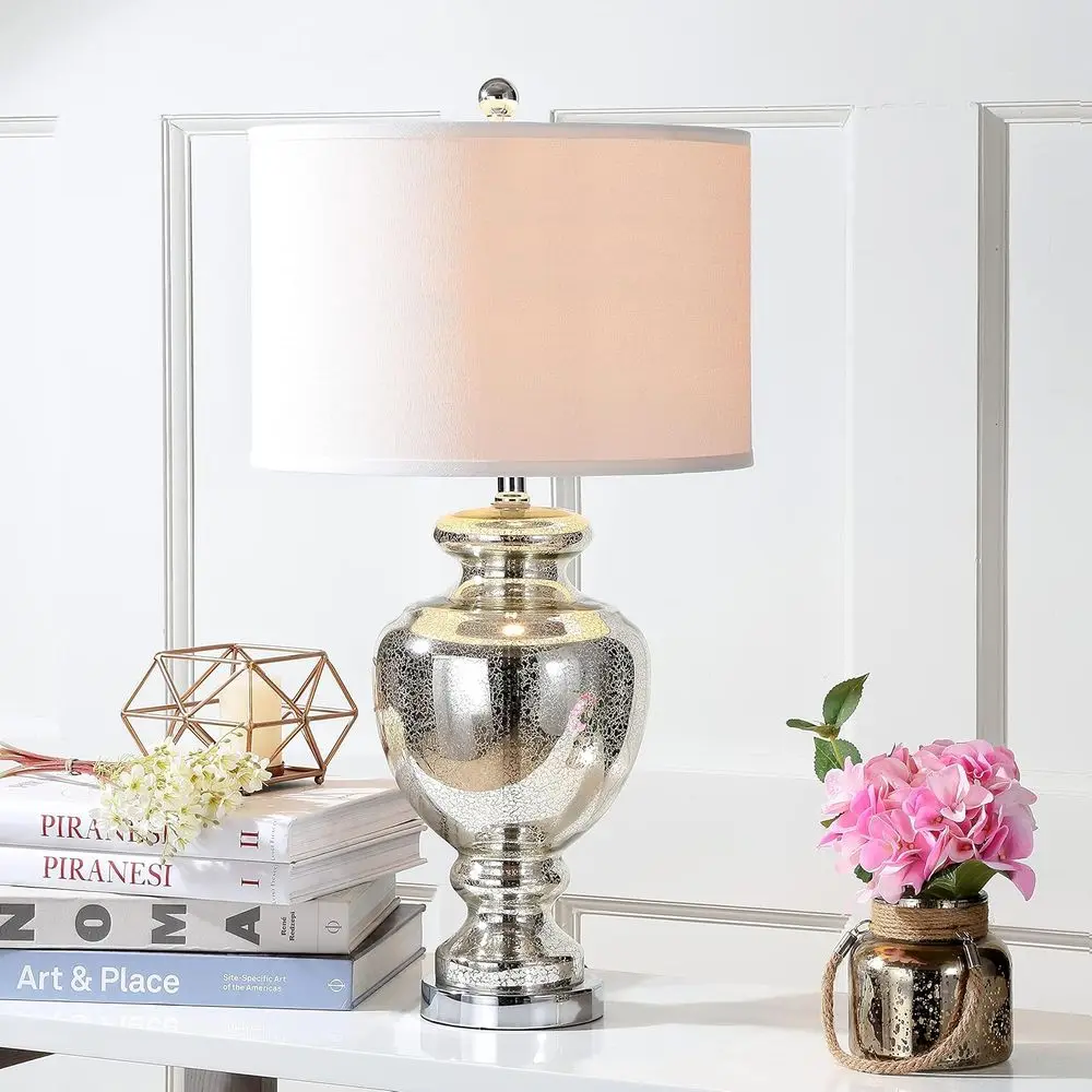 Lampe de table en verre craque - Home Office Lamp avis et prix