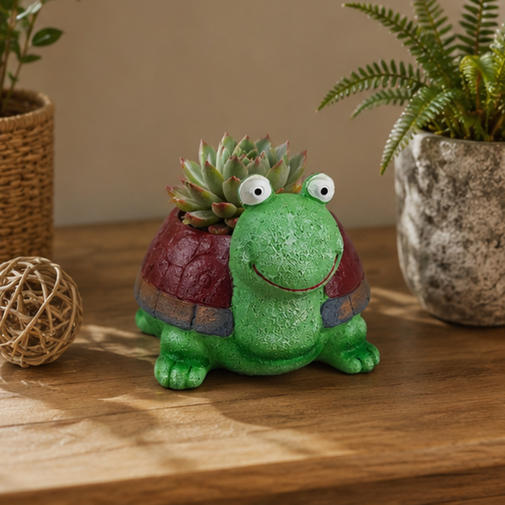 Jolie jardinière tortue en rés - Home Office Xp avis et prix