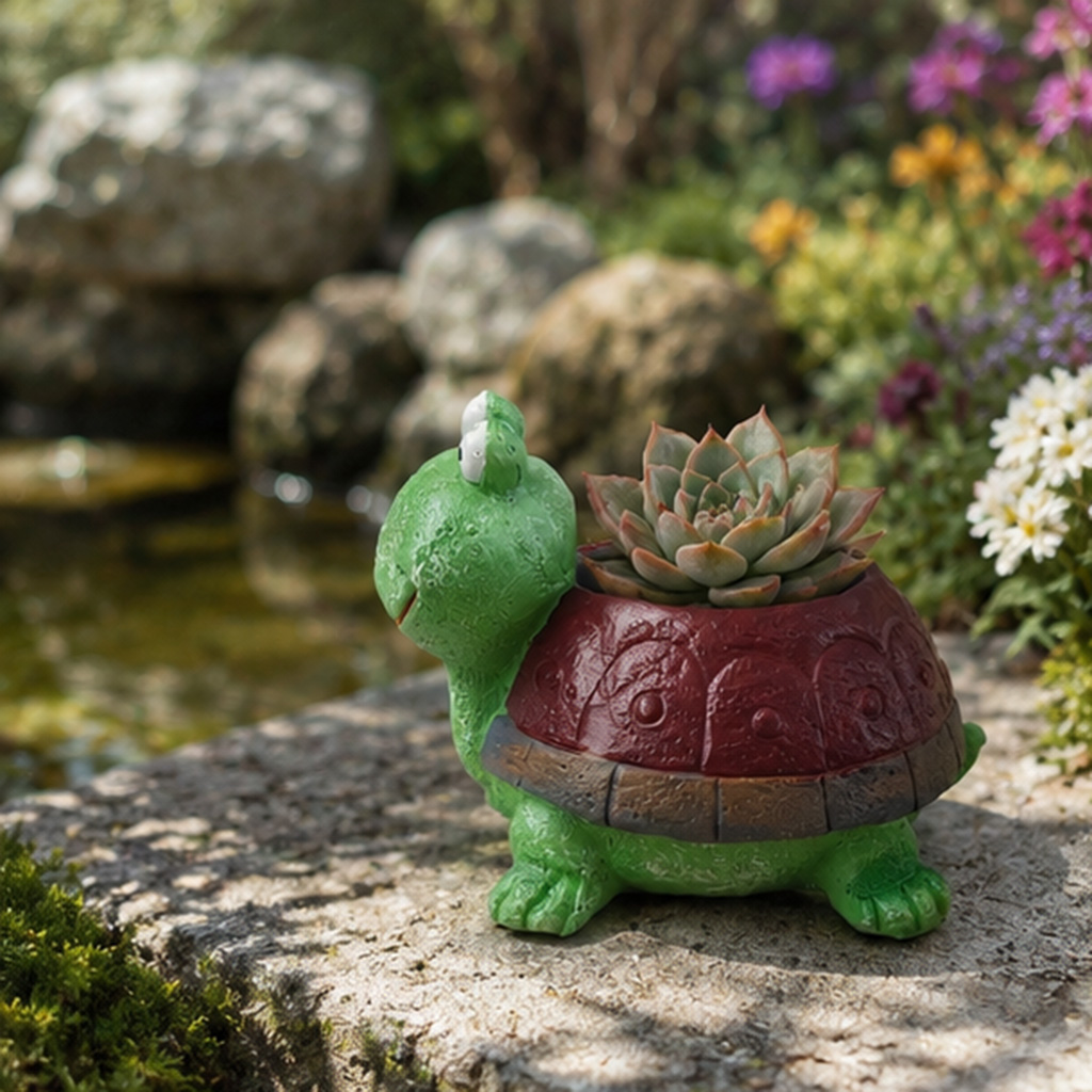 Jolie jardinière tortue en rés - Home Office Xp avis et prix