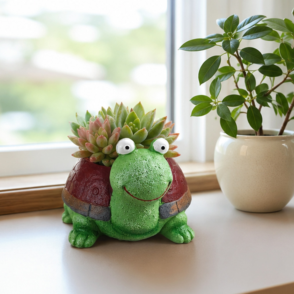 Jolie jardinière tortue en rés - Home Office Xp avis et prix