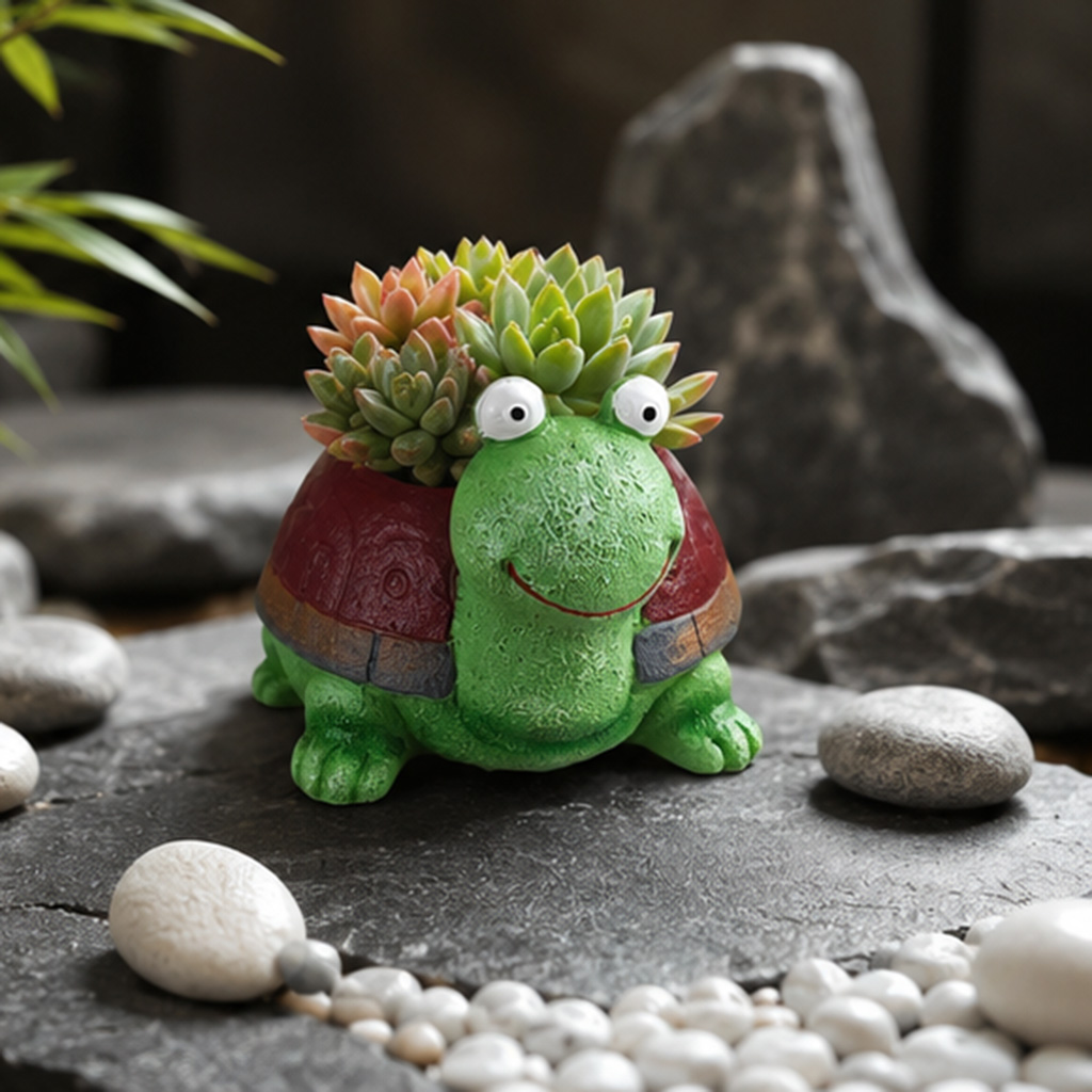 Jolie jardinière tortue en rés - Home Office Xp avis et prix