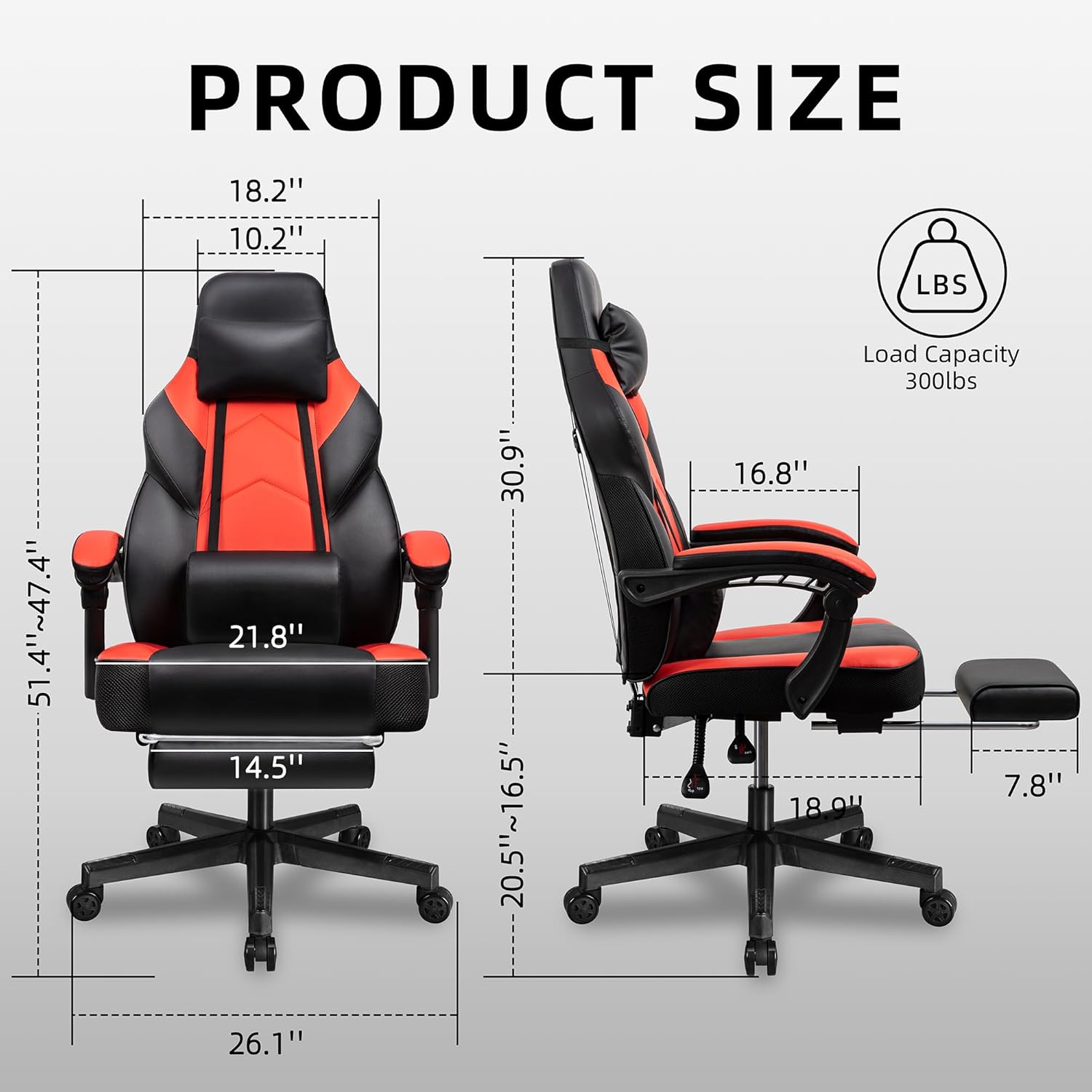 Chaise de jeu avec repose-pied - Home Office Design avis et prix