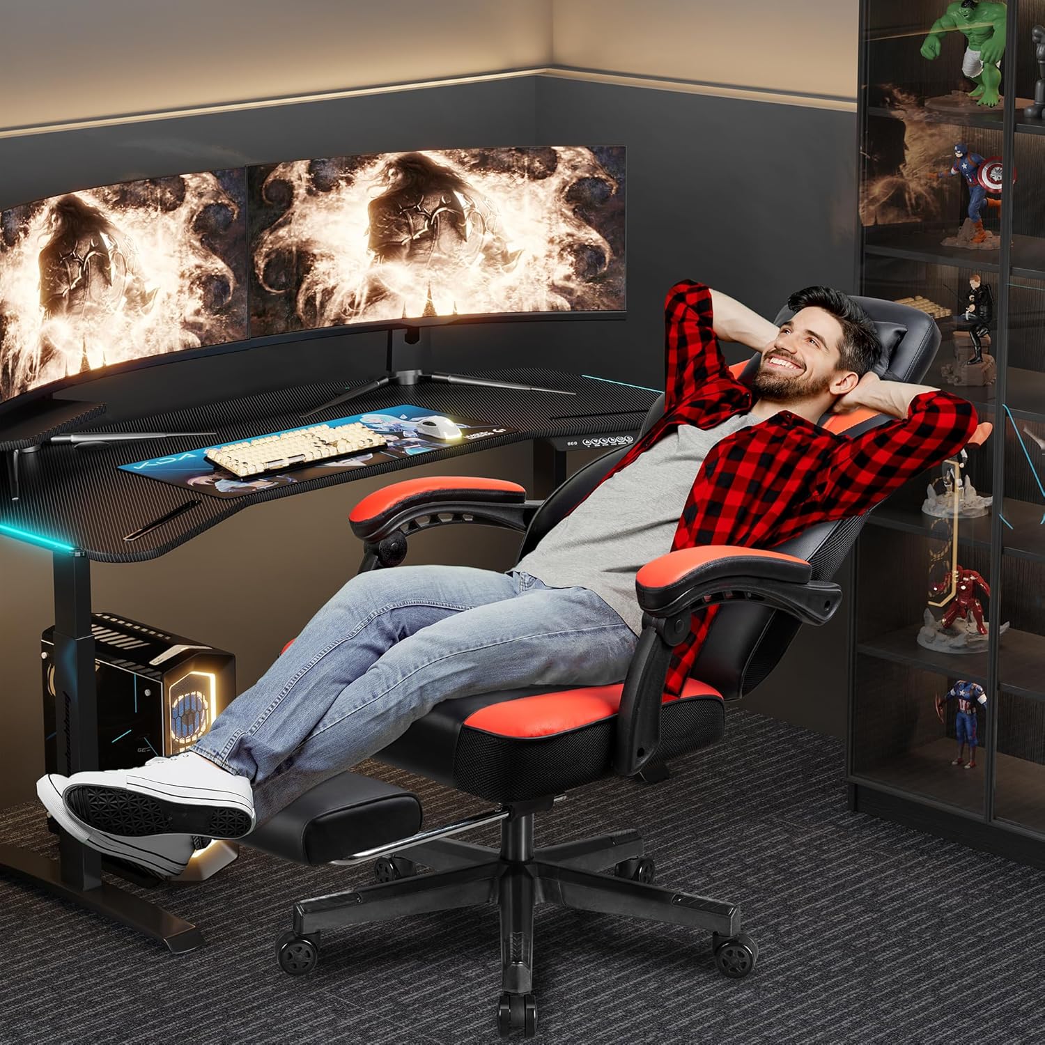 Chaise de jeu avec repose-pied - Home Office Design avis et prix