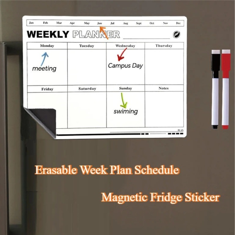 Autocollant magnétique doux po - Magnetic Calendar Board avis et prix