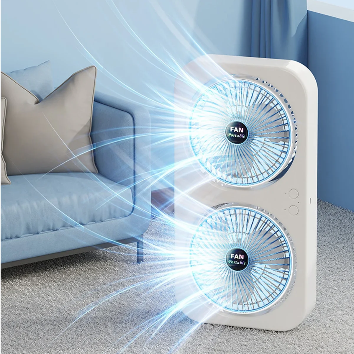 Ventilateur de bureau mural à  - Home Office Head avis et prix