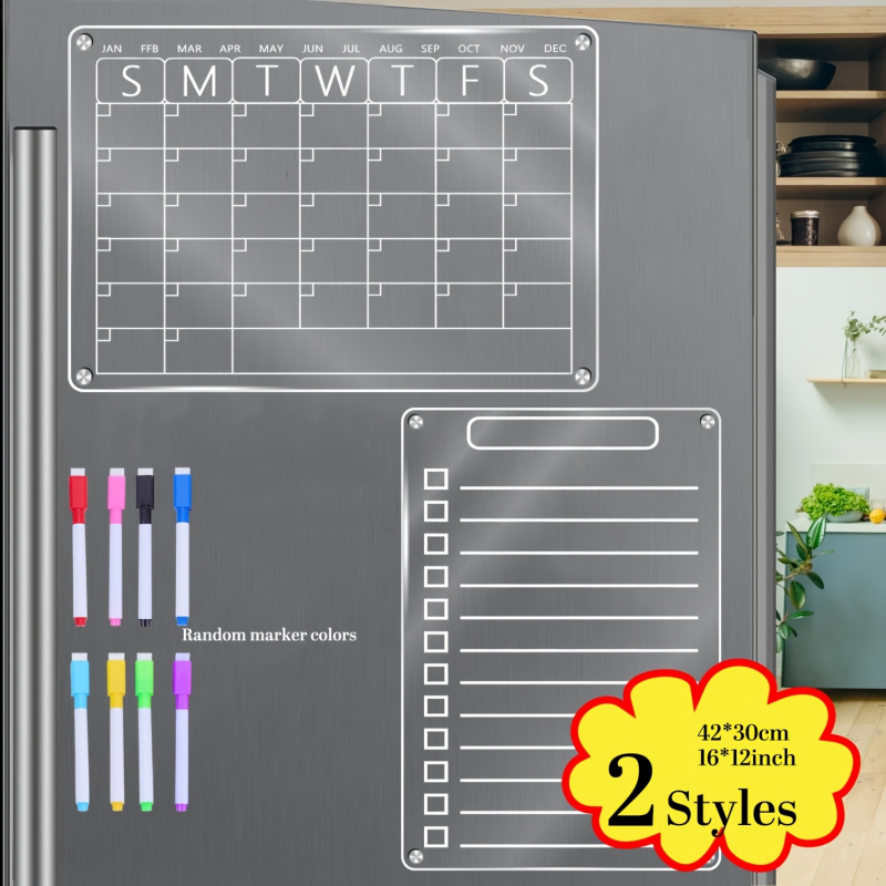 Calendrier magnétique en acryl - Magnetic Calendar Board avis et prix